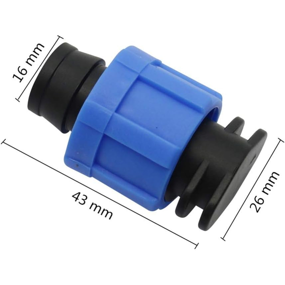 4elementsDop pentru bandă de picurare KUBBER Drip Line d.17mm, изображение 4