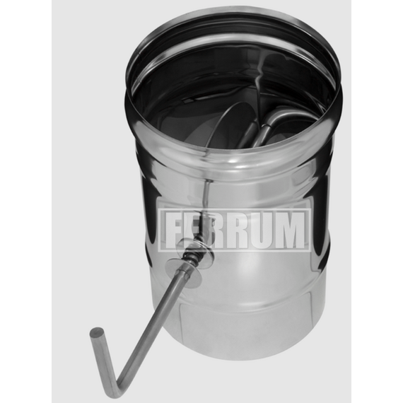 4elementsBurlan cu clapeta cos de fum Ferrum D180 (0,5 mm), изображение 4
