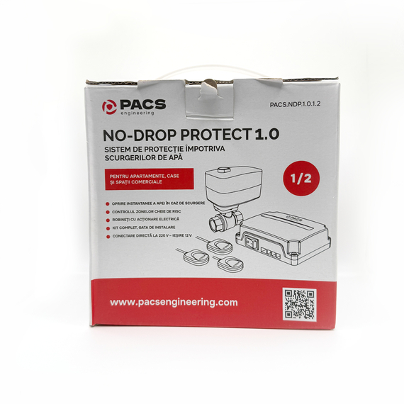 Комплект защиты от потопа (протечки) NO DROP PROTECT 1.0 1/2 PACS Engineering, изображение 2