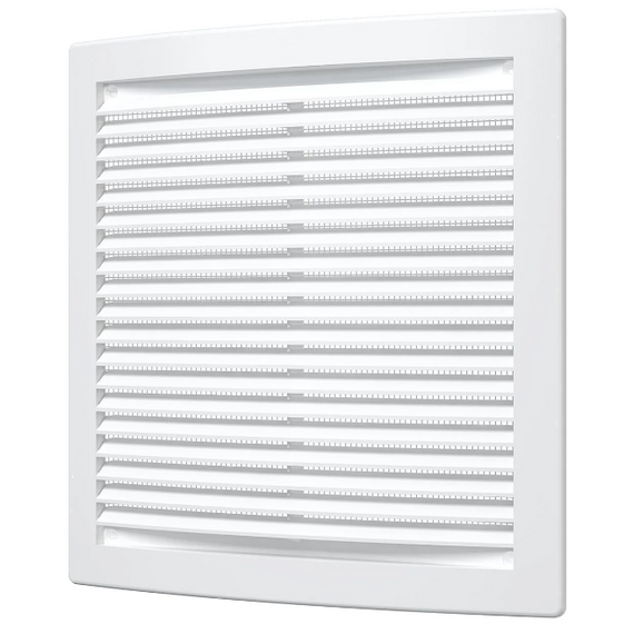 Вытяжная вентиляционная решетка из АБС-пластика Mistral 15х15 White, изображение 2