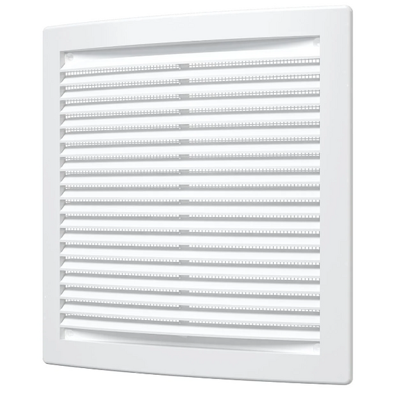 Вытяжная вентиляционная решетка из АБС-пластика Mistral 20х20 White, изображение 2