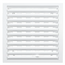 4elementsGrila ventilatie exterioara ASA-plastic reglabila Era 15x15 White, изображение 2