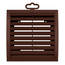 Вытяжная вентиляционная решетка наружная ASA-пластик Mistral 15х15 Brown, изображение 2