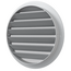 Круглая вытяжная вентиляционная решетка наружная с фланцем Mistral Street Line D125 Aluminium, изображение 4