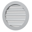 Круглая вытяжная вентиляционная решетка наружная с фланцем Mistral Street Line D250 Aluminium