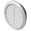4elementsGrila rotunda de ventilatie cu plasa Awenta Classic T23 D150 Alb