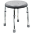 4elementsТабурет для ванной Go серый с регулировкой по высоте прорезиненный алюминий