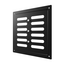 Решетка MER Black регулируемая 20x20 оцинкованная сталь Promistral