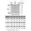 4elementsРегулируемая вытяжная вентиляционная решетка Mistral 15х15 White, изображение 5