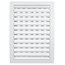 4elementsРегулируемая вытяжная вентиляционная решетка Mistral 18x25 White, изображение 2