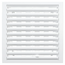 4elementsРегулируемая вытяжная вентиляционная решетка Mistral 20x20 White
