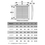 4elementsРегулируемая вытяжная вентиляционная решетка Mistral 20x20 White, изображение 5