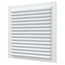 4elementsВытяжная вентиляционная решетка с сеткой Mistral 13x13 White