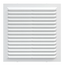 4elementsВытяжная вентиляционная решетка с сеткой Mistral 13x13 White, изображение 2