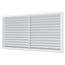 Вытяжная вентиляционная решетка из АБС-пластика Mistral 11x22 White, изображение 2