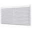 Вытяжная вентиляционная решетка из АБС-пластика Mistral 11x22 White, изображение 4