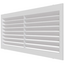 Вытяжная вентиляционная решетка из АБС-пластика Mistral 17х8 White, изображение 3