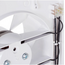 Осевой вытяжной вентилятор с сеткой ERA 5S D125 White, изображение 5