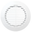 Круглая вытяжная вентиляционная решетка с фланцем Mistral D100 White, изображение 2