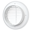 Круглая вытяжная вентиляционная решетка с фланцем Mistral D100 White, изображение 4