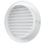 4elementsКруглая вытяжная вентиляционная решетка с сеткой Mistral 12РКС D125 White, изображение 4