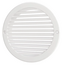 Круглая вытяжная вентиляционная решетка Mistral D160 White