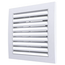 Вытяжная вентиляционная решетка из АБС-пластика с фланцем Mistral 15x15 D100 White, изображение 2