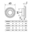 4elementsАнемостат приточно-вытяжной без фланца Mistral D100, изображение 6