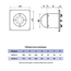 Осевой вентилятор с клап. датчиком свет+влаг и таймером EON 100 BD SHT D100, изображение 8