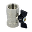Шаровый кран бабочка 3/4'' FF Arizona Bugatti, изображение 2