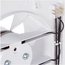 Осевой вытяжной вентилятор с сеткой и таймером ERA 5S ET D125 White, изображение 6