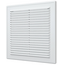 Вытяжная вентиляционная решетка с сеткой и рамкой Mistral 25х25 White, изображение 2