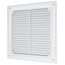 Вытяжная вентиляционная решетка с сеткой и рамкой Mistral 25х25 White, изображение 4