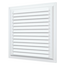 4elementsGrila din otel pentru ventilatie cu plasa Era 2525МЭ 25х25 White