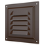 4elementsGrila din otel pentru ventilatie cu plasa Era 1212МЭ 12x12 Brown
