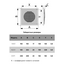 4elementsGrila pentru ventilatie din ABS-plastic cu cadru si plasa Era 1825П 18х25 White, изображение 5
