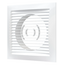 4elementsGrila pentru ventilatie din ABS-plastic cu flansa Era 2020РС16Ф 20х20 D160 White