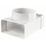 4elementsСonector-teu ventilatie plat-rotund Era 612ТФ10П 6х12 D100, изображение 5