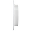4elementsGrila pentru ventilatie rotunda cu flansa Aluvent 145/100KF D100 White, изображение 3