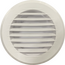 Круглая вытяжная вентиляционная решетка с фланцем Aluvent 170/125KF D125 White, изображение 2