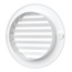 4elementsGrila pentru ventilatie rotunda cu flansa Aluvent 195/150KF D150 White, изображение 4