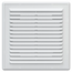Вытяжная вентиляционная решетка с сеткой Aluvent Econom 2020ES 20x20 White, изображение 2