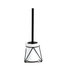 4elementsPerie pentru toaletă Mila, alb, negru, ceramica / inox Ridder