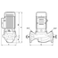 Центробежный насос IN-LINE Pedrollo WRm40/125-SB 0,55 kW, изображение 4