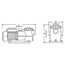 Насос для бассейна HQ-350 2,6 kW 380V 50Hz Kubber, изображение 4