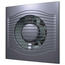 Дизайнерский вытяжной вентилятор с обратным клапаном VentEurope ELEGIA 100 BD Dark Gray Metal D100