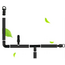4elementsDop dublu pentru tub de picurare KUBBER Drip Line d.16mm, изображение 2