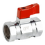 Шаровый кран mini 1/2'' FF red Genebre