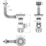 4elementsSifon dublu pentru chiuvetа, rotund  3 1/2"*40 cu racord extensibil 40х40/50, Aquant, изображение 3