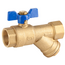4elementsRobinet cu bilă tip fluture 3/4" FF cu Y-filtru Genebre